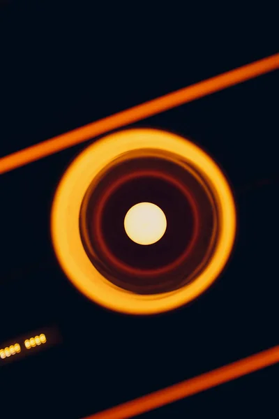 Abstract round light and line rays background — Stock Photo, Image