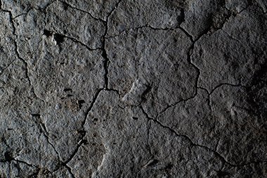 Kuru çatlak toprak dokusu. Sulayan çöl yok..