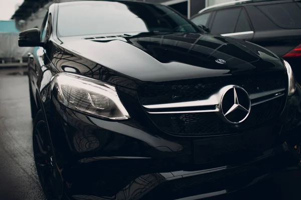 USA - New York, March 19, 2019: The new modern Mercedes Benz AMG GLE 63 S 4MATIC at the street outdoor Test Drive — Stock Photo, Image