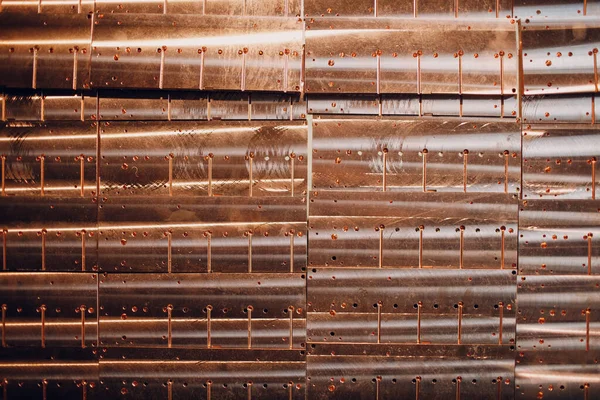 Tablero de placas metálicas de cobre para transistores y chips — Foto de Stock