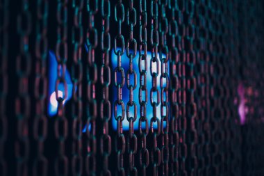 Mavi ışıklar zinciri