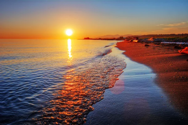 Spiaggia di sabbia tranquilla — Foto Stock