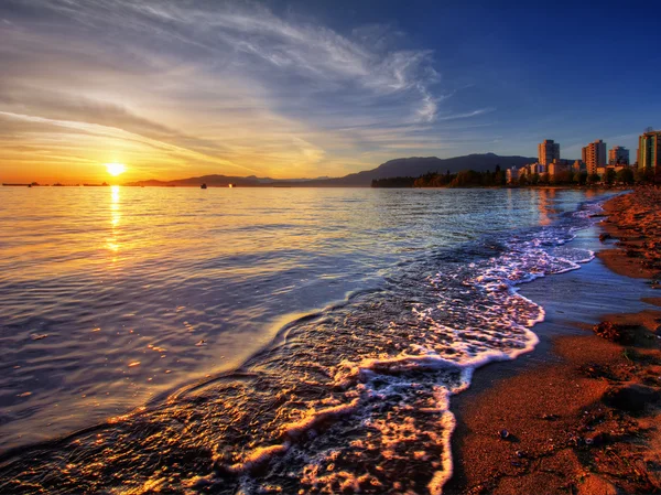 Vancouver downtown sunset