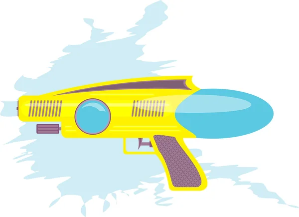 Kleurrijke waterpistool kids speelgoed — Stockvector