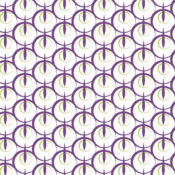 Cetak garis lingkaran pola pengulangan mosaik. Pencahayaan pola vektor. Desain sederhana abstrak kertas tekstur - Stok Vektor
