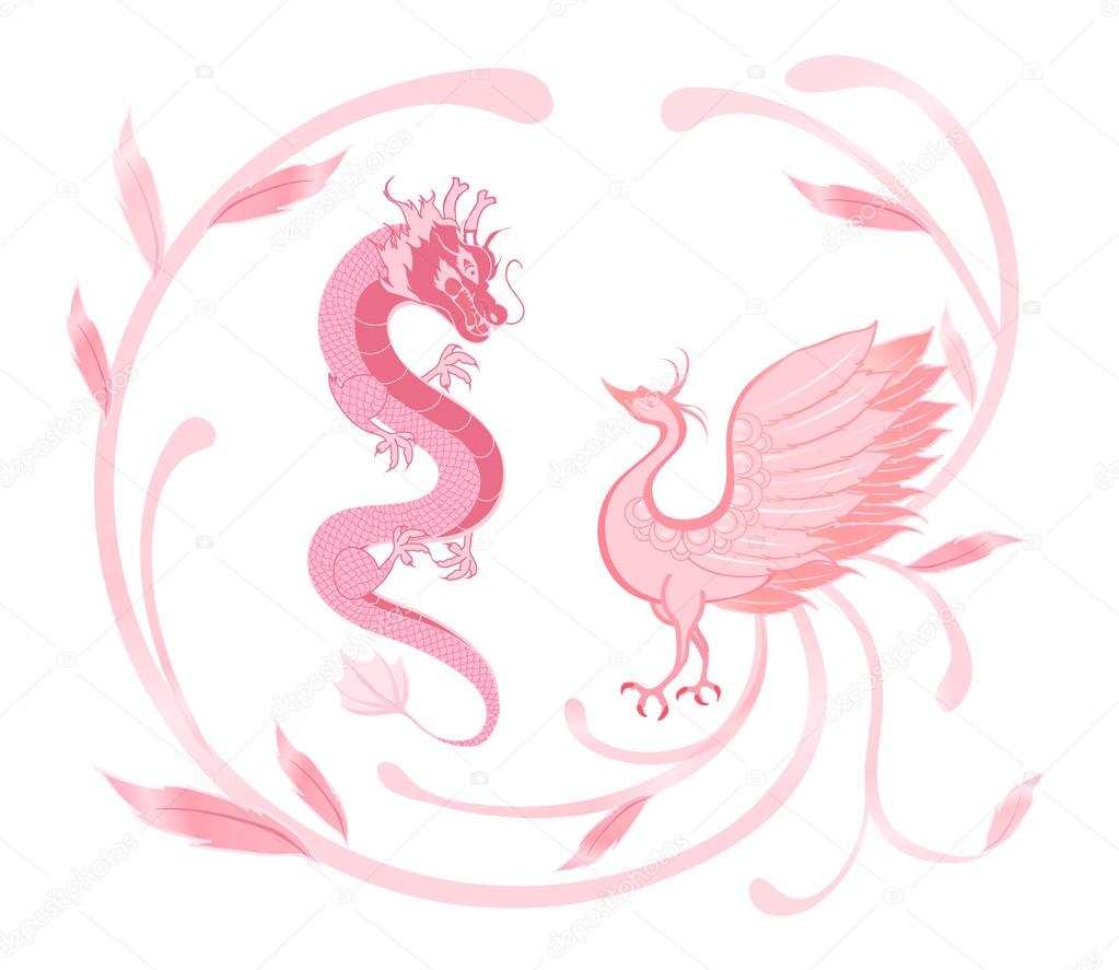 dragon dames roze