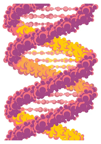 Vector DNA chain — Stock Vector