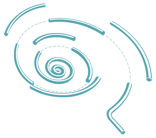 Espiral de fondo abstracto — Vector de stock