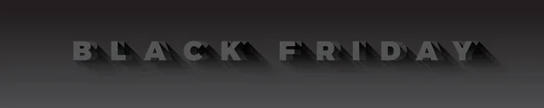 Black friday sale. Minimal Design template. — Stock Vector