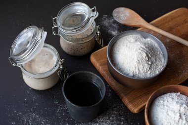 Etkin çavdar ve buğday ekmeği başlatıcı
