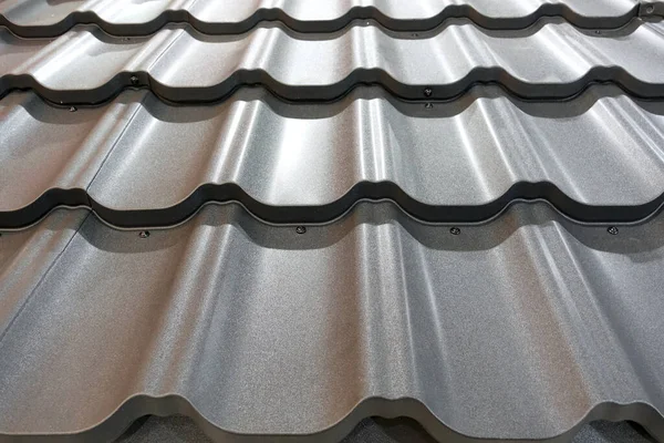 Metal Slate Roof Background — Stock Photo, Image