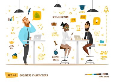Business characters collection