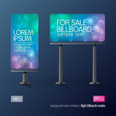 İki sokak reklam panoları