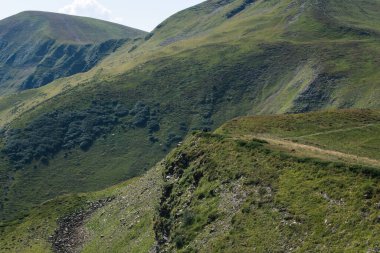 Güzel Karpat Dağları, yol, tepeler, orman, Ukrayna