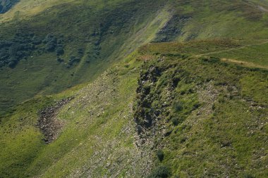 Güzel Karpat Dağları, yol, tepeler, orman, Ukrayna