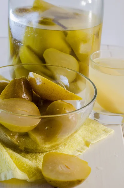 pears canned in natural