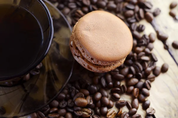 Макароны со вкусом кофе — стоковое фото