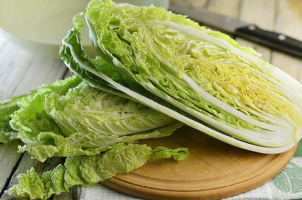 Half Chinese cabbage — Stock Photo, Image