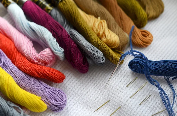 renkli iplik nakış için 