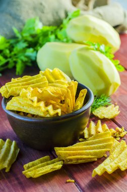 kızarmış patates cipsi