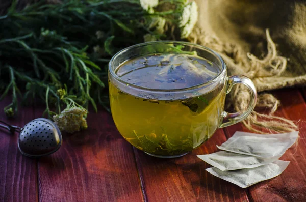 Té con hierbas medicinales — Foto de Stock