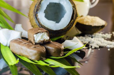 şeker çikolata Hindistan cevizi