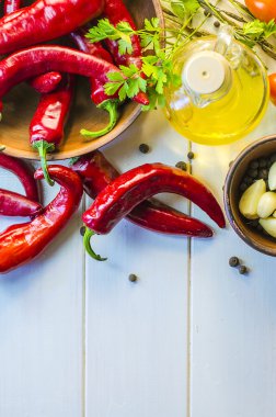 sebze ve sos adzhika