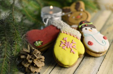 Festival çerezleri Noel ve yeni yıl için