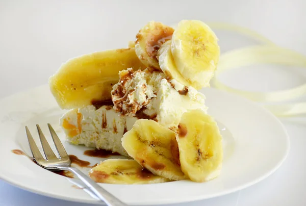바나나 스플릿 아이스크림 — 스톡 사진