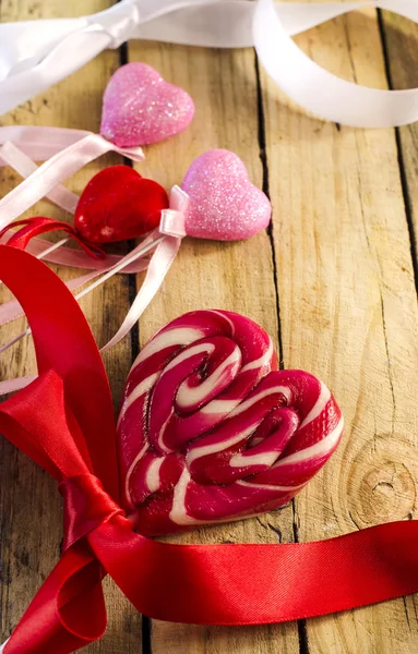 Γλυκά σε σχήμα καρδιάς — Φωτογραφία Αρχείου