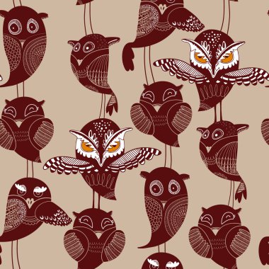 Baykuşlarla kusursuz desen