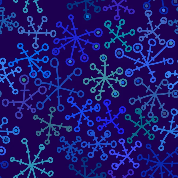 Padrão sem costura desenhado à mão — Vetor de Stock