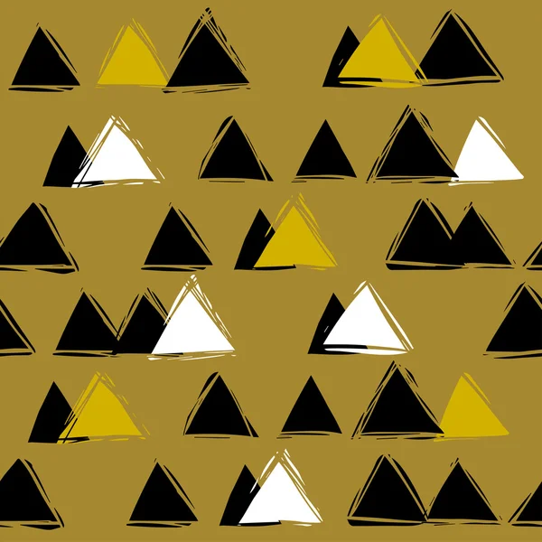 Sömlös abstrakt mönster med trianglar — Stock vektor