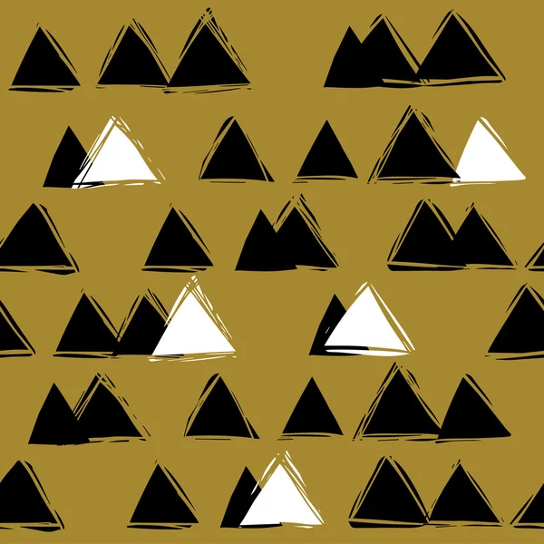 Motif abstrait sans couture avec triangles — Image vectorielle
