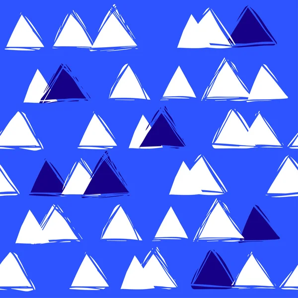 Motif abstrait sans couture avec triangles — Image vectorielle