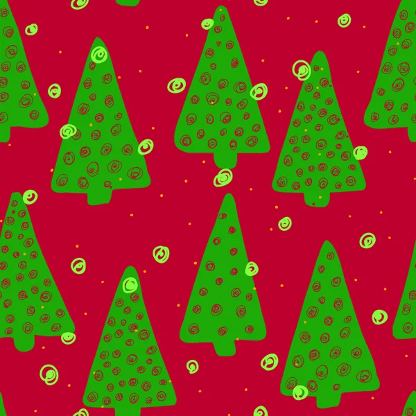 Vánoční bezešvé vzory. — Stockový vektor