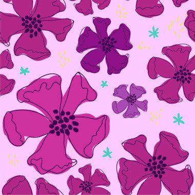 Kusursuz çiçek deseni