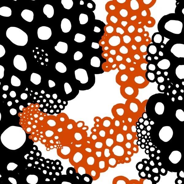 Estilo escandinavo. Lunares. moléculas abstractas . — Vector de stock