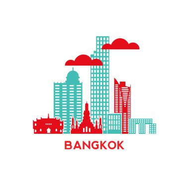 Bangkok şehir manzarası