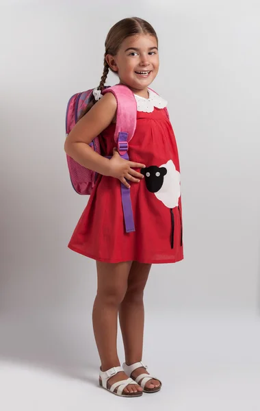 Cute school girl — Stock Photo, Image