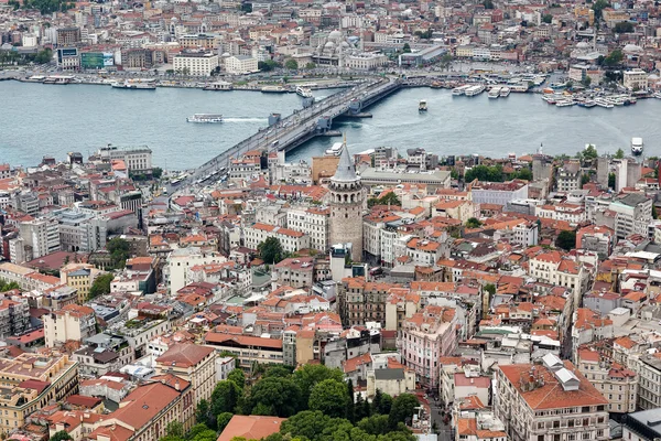 Istanbul 'un güzel havadan görünümü