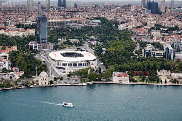 Istanbul e Bosforo dall'aria — Foto Stock