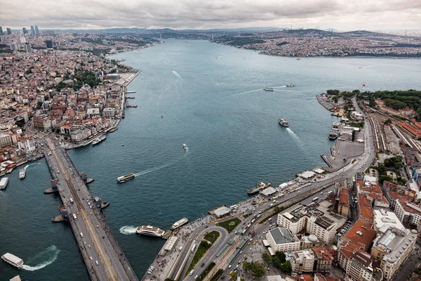Malebné letecký pohled z Istanbulu — Stock fotografie