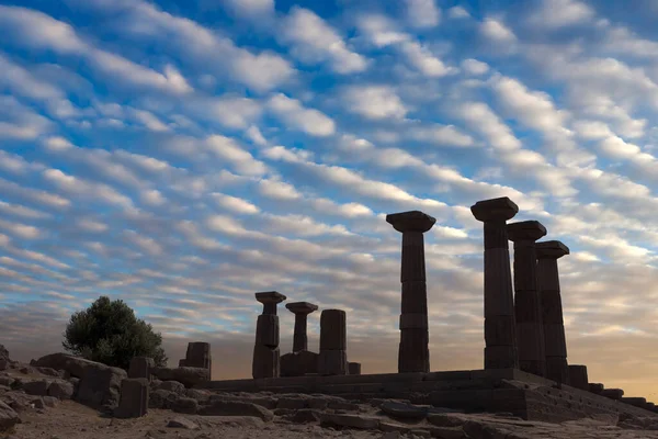 Assos Athena Temple Behramkale Canakkale — 스톡 사진