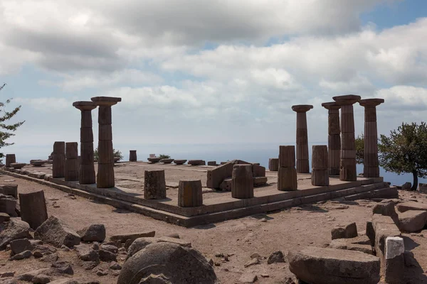 Assos Athena Tempel Reise Hintergrund — Stockfoto