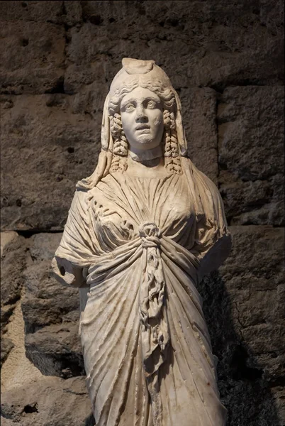 Denizli Turquía Septiembre 2021 Preistess Isis Hierapolis Museum Pamukkale Denizli — Foto de Stock