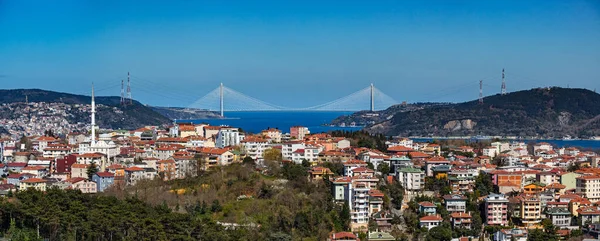 Τρίτο Γέφυρα Στην Κωνσταντινούπολη Yavuz Σουλτάνος Σελίμ Γέφυρα — Φωτογραφία Αρχείου