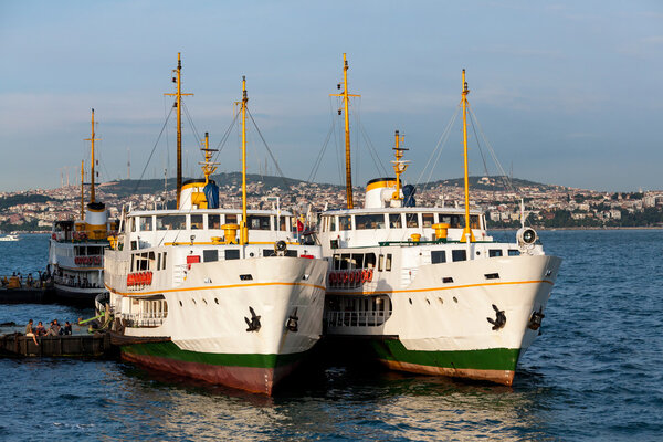 Passenger Ferries Docked