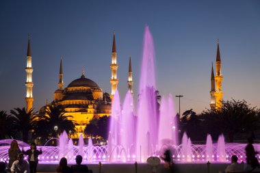 Geceleri Sultanahmet Camii