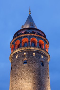 Geceleri Galata Kulesi